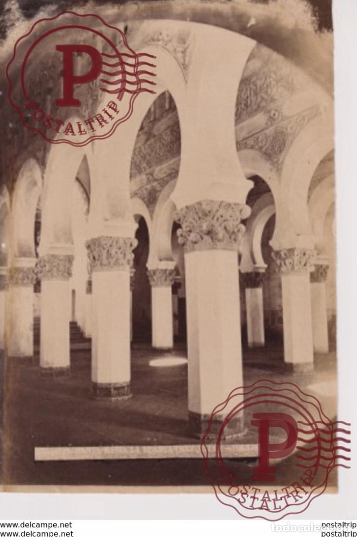 Fotograf&iacute;a antigua: SANTA MARIA LA BLANCA MEZQUITA TOLEDO PHOTOGRAPHIE 22*15CM