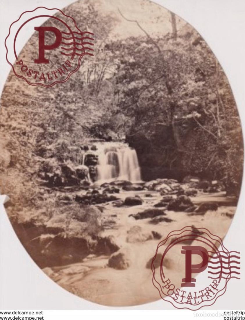 Fotograf&iacute;a antigua: WATERFALL AT LYNIOR PHOTOGRAPHIE 19*15CM