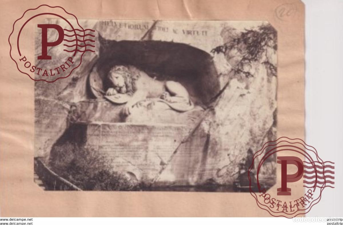 Fotograf&iacute;a antigua: HELVETIORUM FIDEI AC VERTUTI PHOTOGRAPHIE 15*10CM