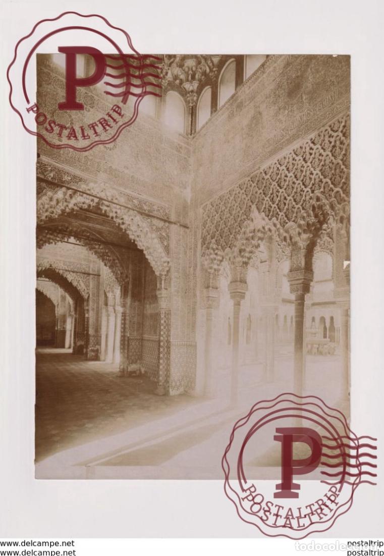 Fotograf&iacute;a antigua: ESPAGNE ESPA&Ntilde;A GRANADA ALHAMBRA 23*17CM ALBUMINEE ALBUMINA PHOTOGRAPHIE
