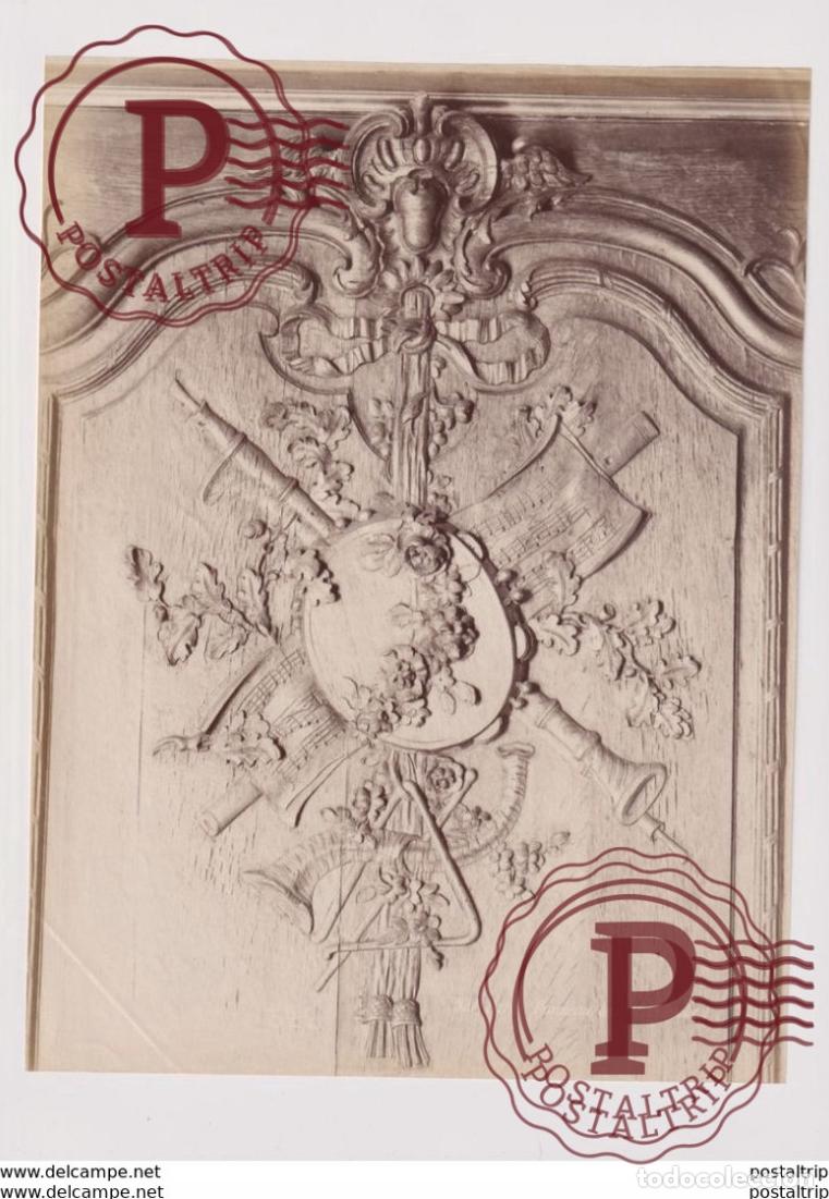 Fotograf&iacute;a antigua: PARIS PANNEAUX BOIS CARNAVALET 25*19CM PHOTOGRAPHIE