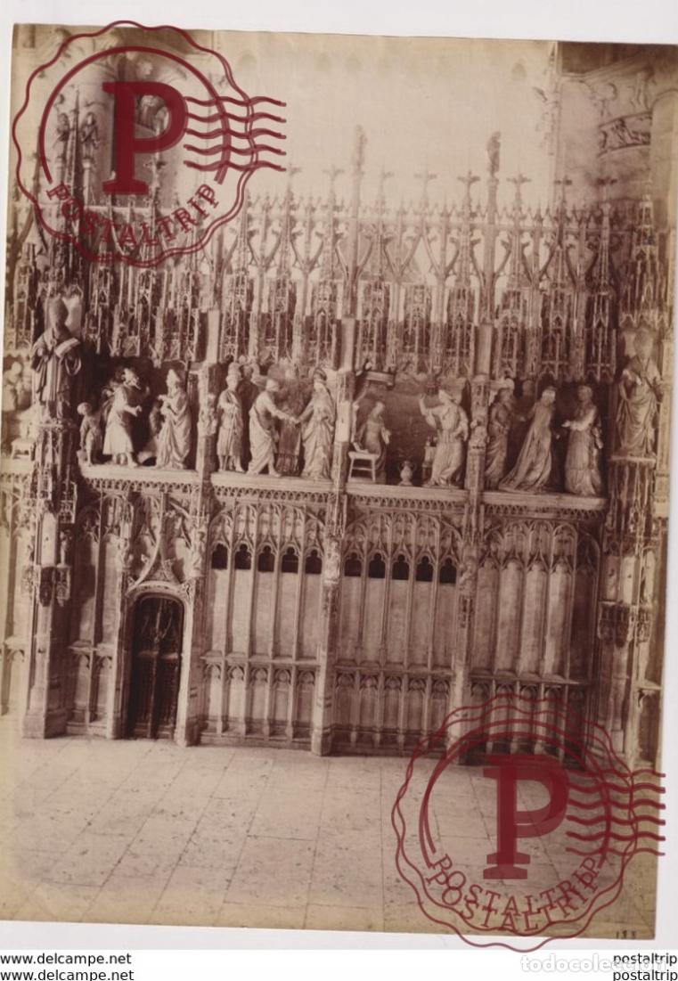 Fotograf&iacute;a antigua: CATH&Eacute;DRALE DE CHARTRES TOUR DU CHOUR 21*28CM PHOTOGRAPHIE