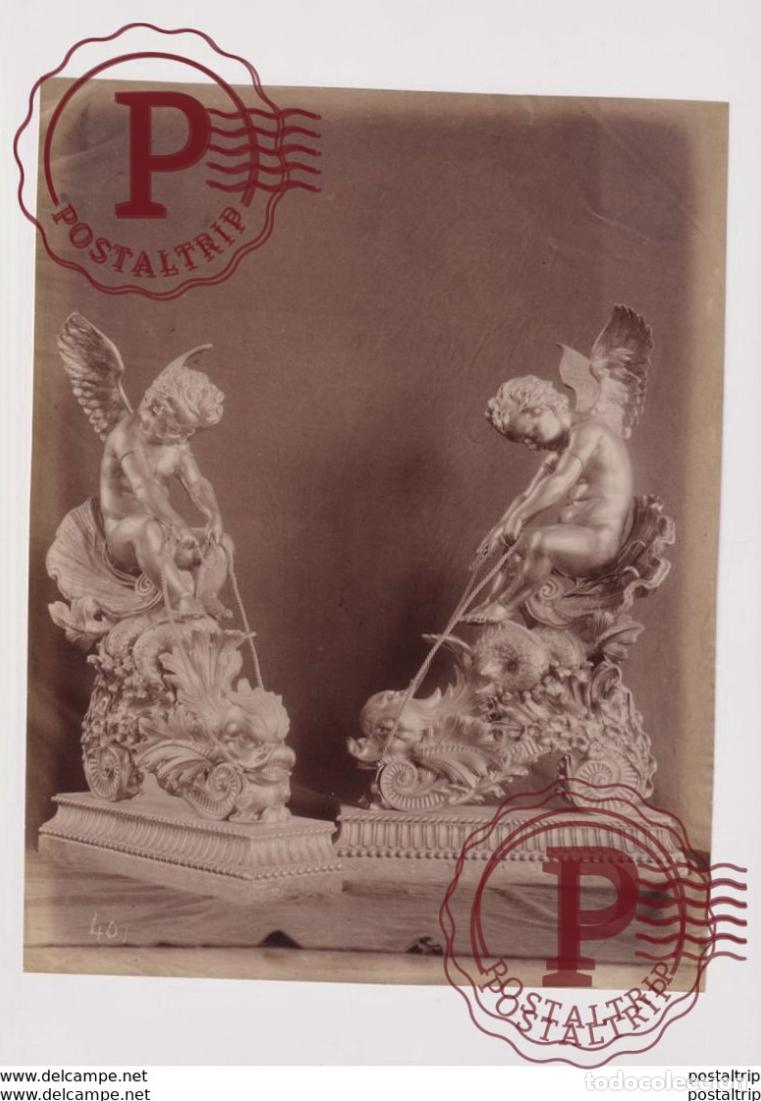 Fotograf&iacute;a antigua: FONTAINEBLEAU CHENETS LOUIS XVI 25*19CM PHOTOGRAPHIE
