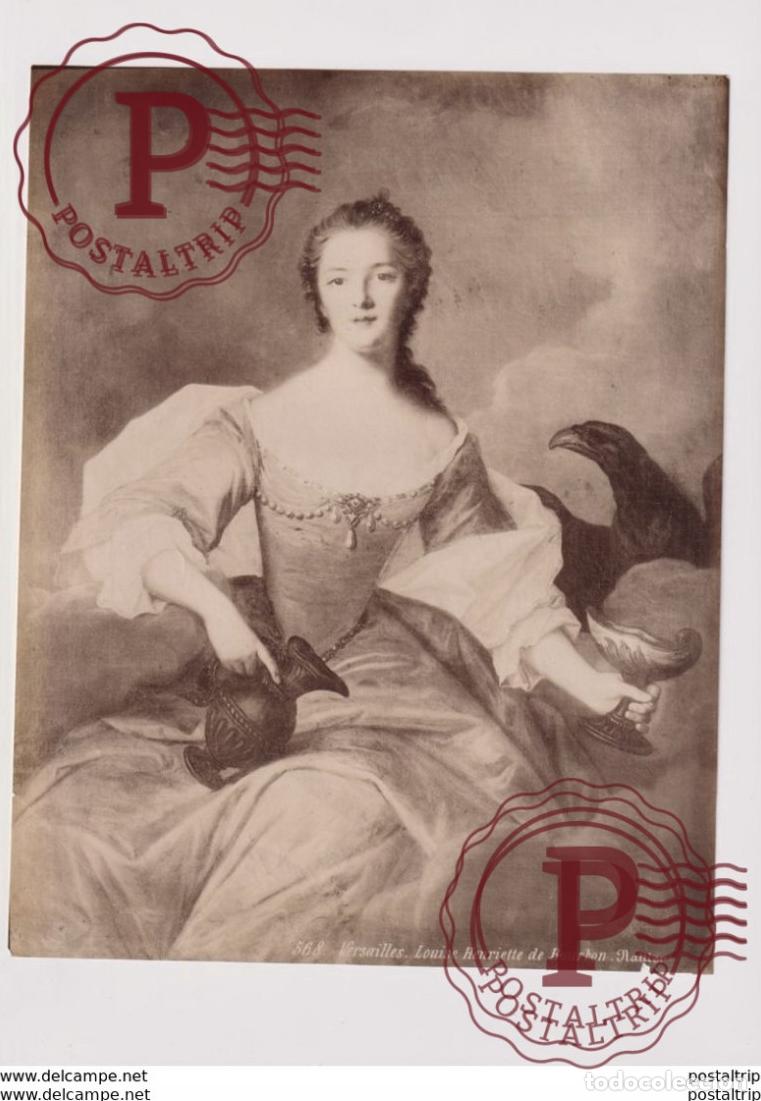 Antique Photography: VERSAILLES LOUISE HENRIETTE DE BOURBON FOTO NATTIER 25*20CM PHOTOGRAPHIE