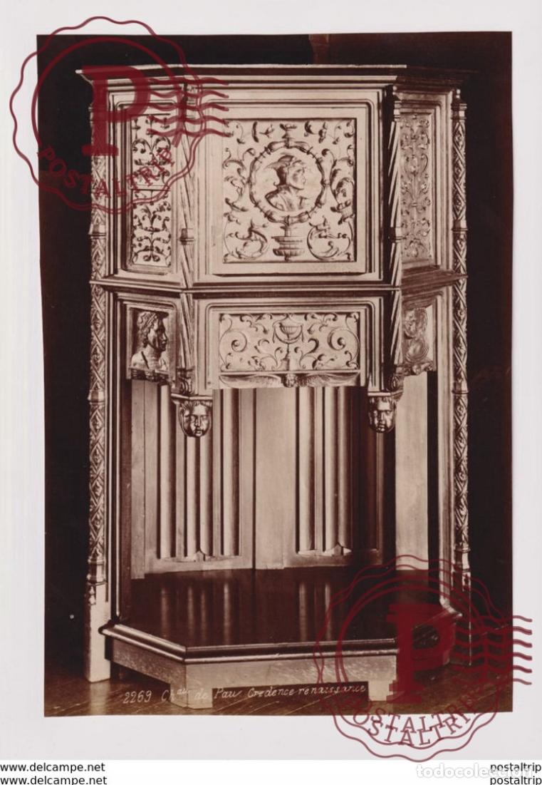 Fotografia antiga: CHATEAU DE PAU CR&Eacute;DENCE RENAISSANCE 26*18CM PHOTOGRAPHIE