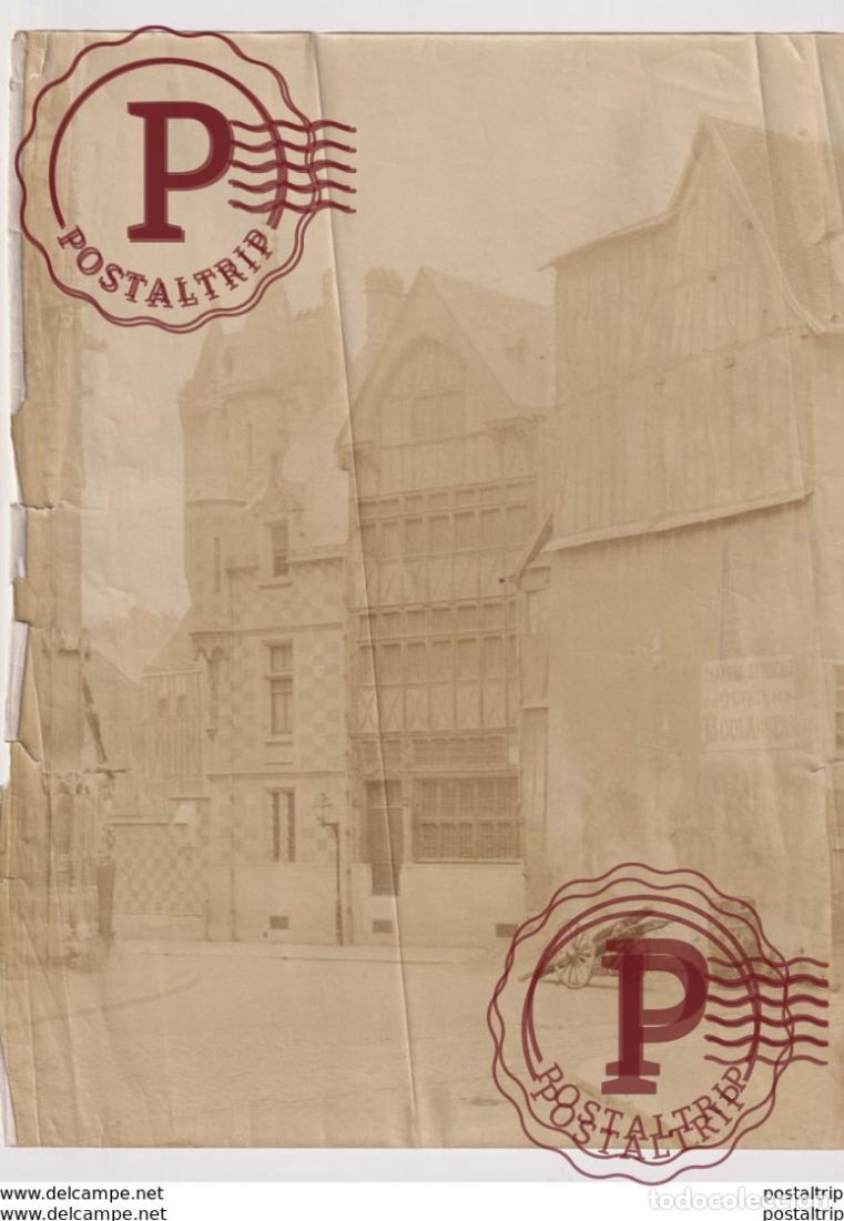 Photographie ancienne: ROUEN FRANCE 28*21CM PHOTOGRAPHIE