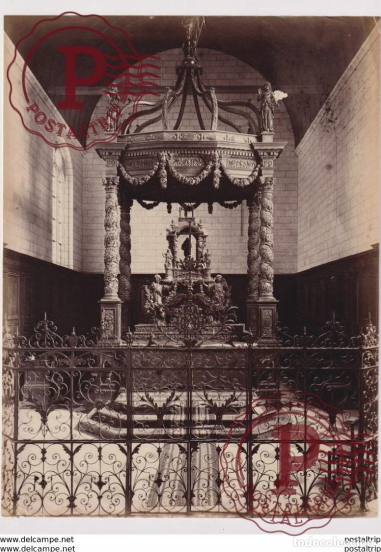 Photographie ancienne: TOURS EGLISE DES MINIMES 27*21CM PHOTOGRAPHIE