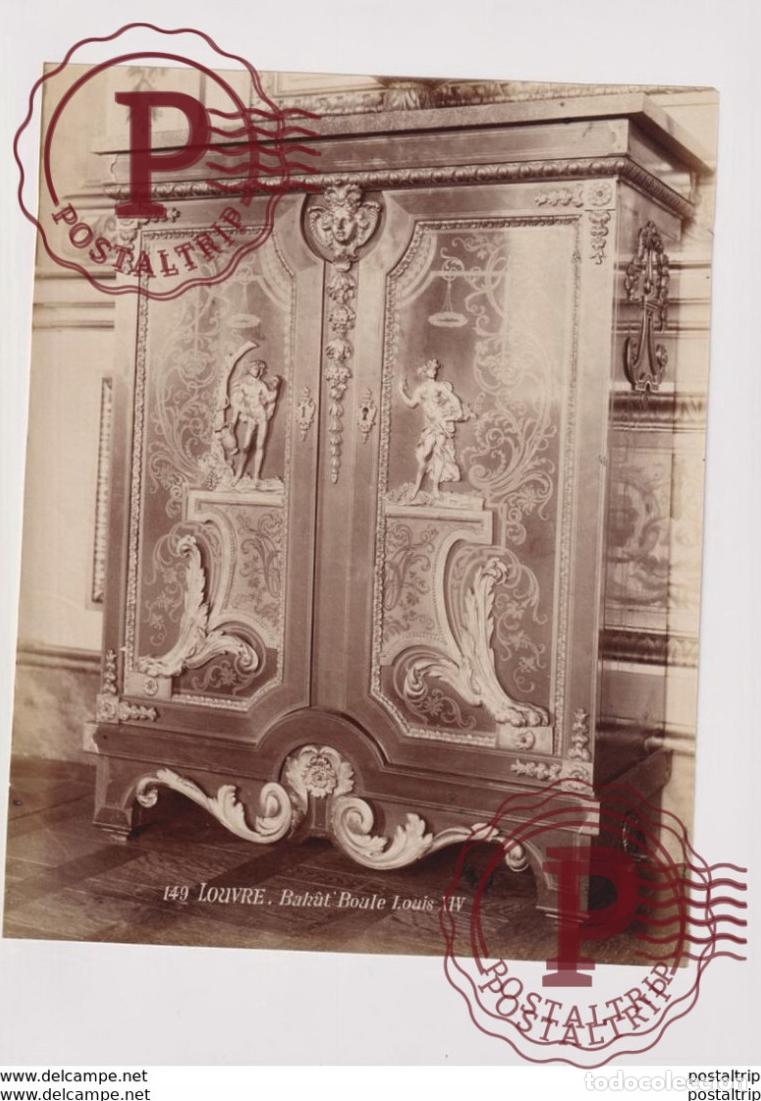 Fotograf&iacute;a antigua: LOUVRE BAHUT BOULE LOUIS XIV 24*19CM PHOTOGRAPHIE