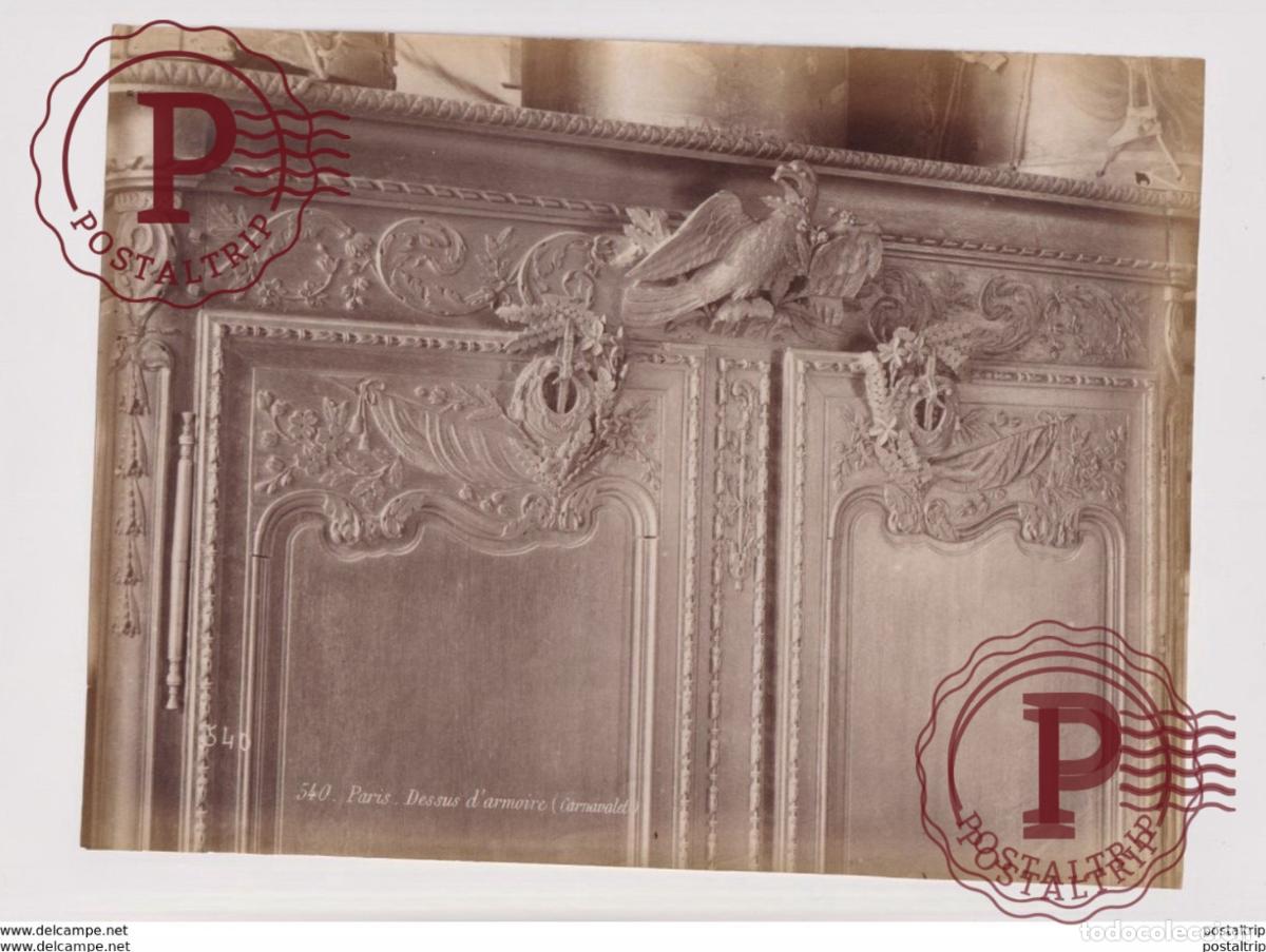 Fotograf&iacute;a antigua: PARIS DESSUS DARMOIRE CARNAVALET 24*19CM PHOTOGRAPHIE