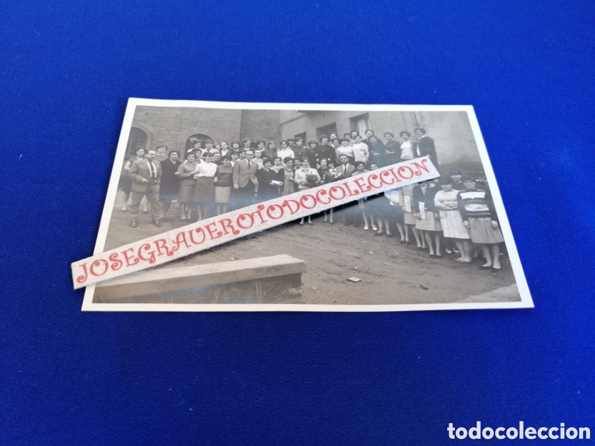 Antique Photography: ESCUELA - HOGAR COLEGIO CLAUSURA CURSO 1965-66 SELLO FOTOGR&Aacute;FICO FOTO MUNIZ (TURON) ASTURIAS FOTO