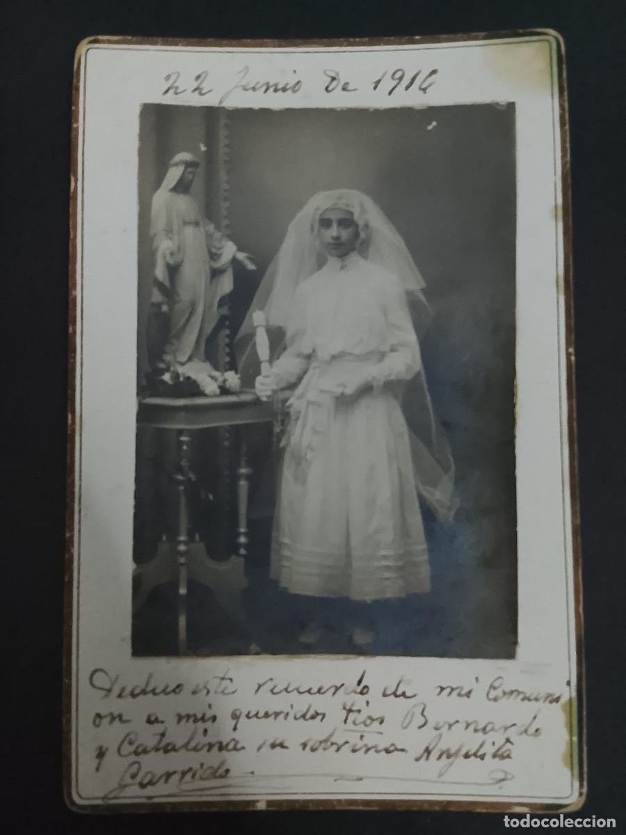 Fotograf&iacute;a antigua: Fotograf&iacute;a antigua alb&uacute;mina. 1914
