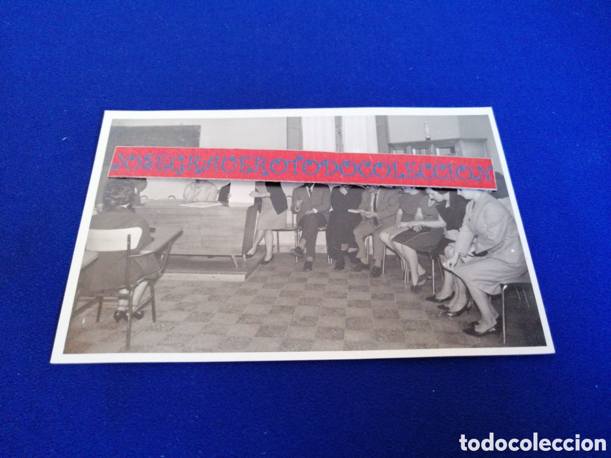 Antique Photography: ESCUELA - HOGAR COLEGIO CLAUSURA CURSO 1965-66 SELLO FOTOGR&Aacute;FICO FOTO MU&Ntilde;IZ (TURON) ASTURIAS FOTO