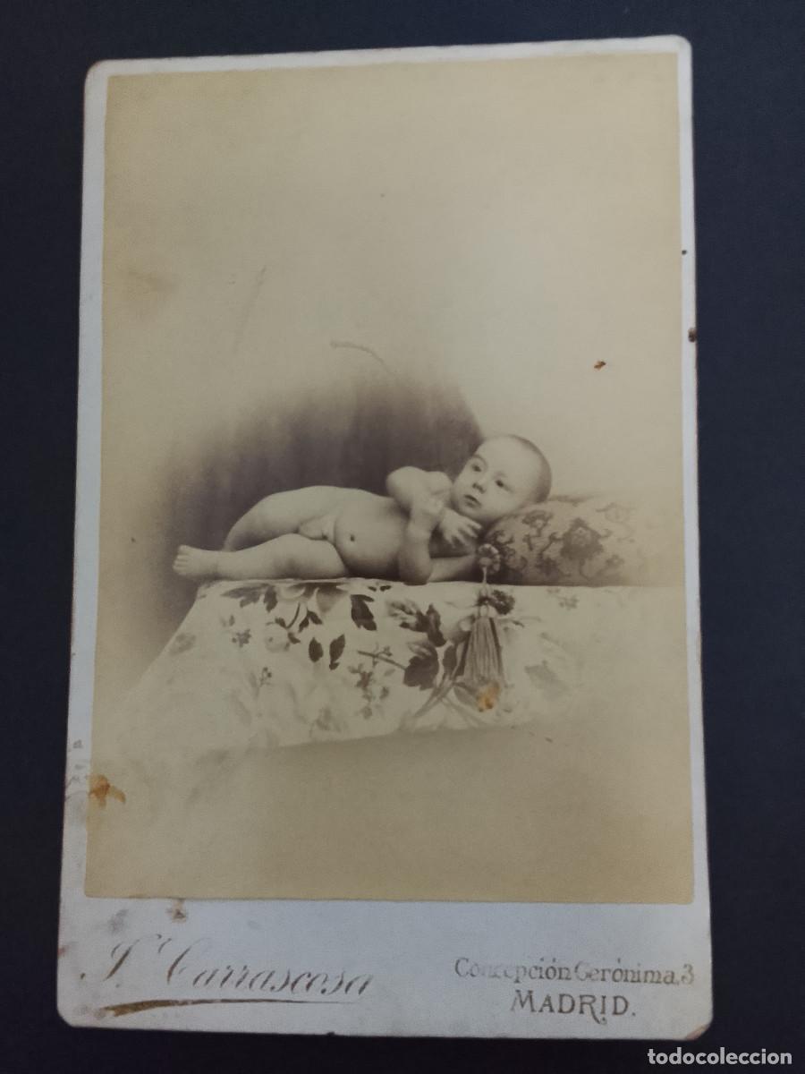Fotografia antica: Fotograf&iacute;a antigua alb&uacute;mina. Fot&oacute;grafo J. Carrascosa, Madrid