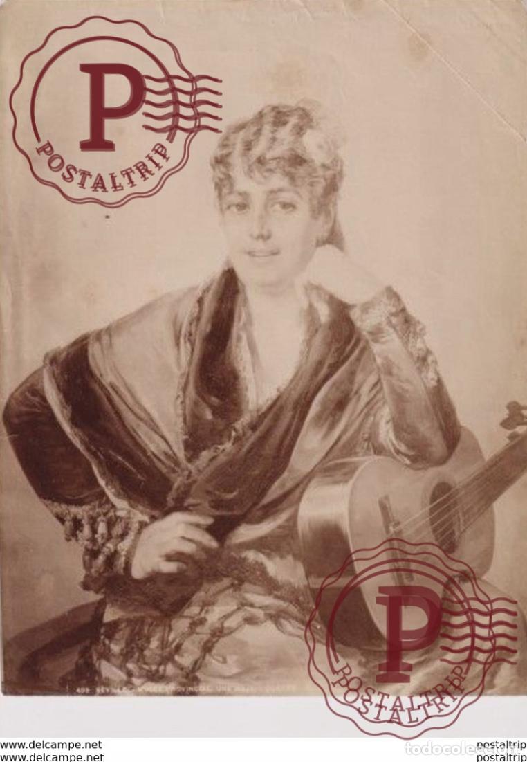 Fotografia antica: SEVILLE MUSEE PROVINCIAL UNE MAJA CORTES SEVILLA ALGUN CORTE VE SCAN 28*21CM PHOTOGRAPHIE
