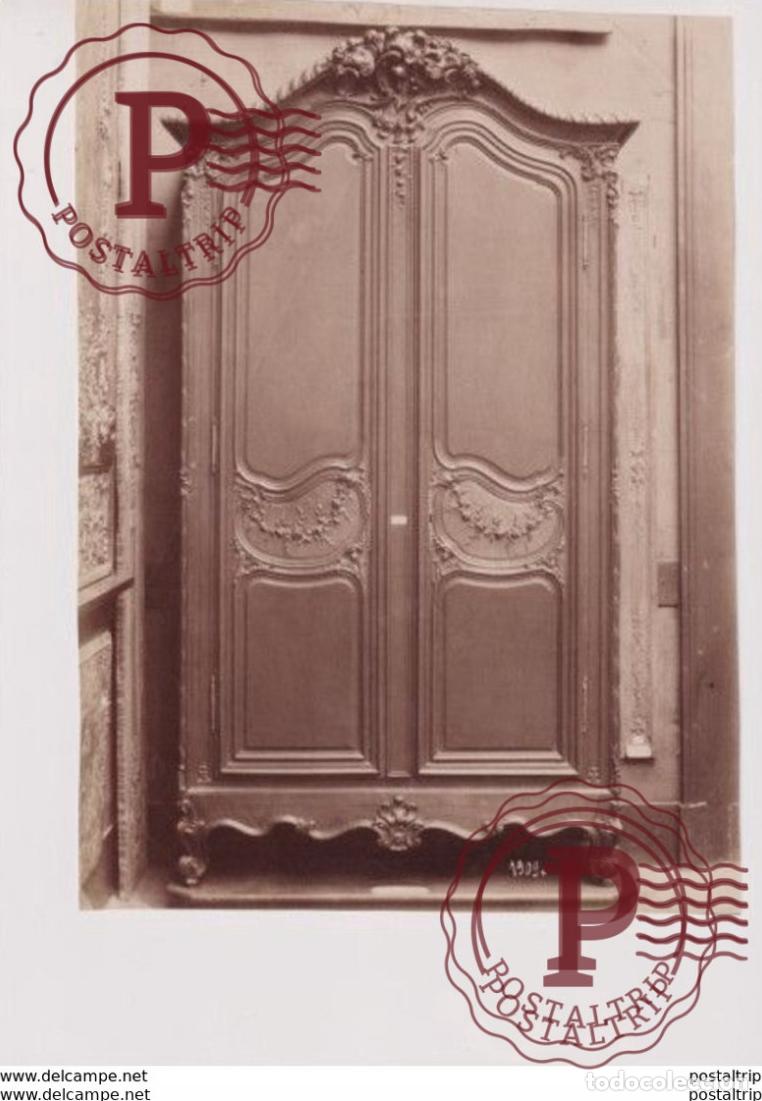 Fotografia antica: MUSEE DART D&Eacute;CORATIF ARMOIRE LOUIS XV 24*18CM PHOTOGRAPHIE