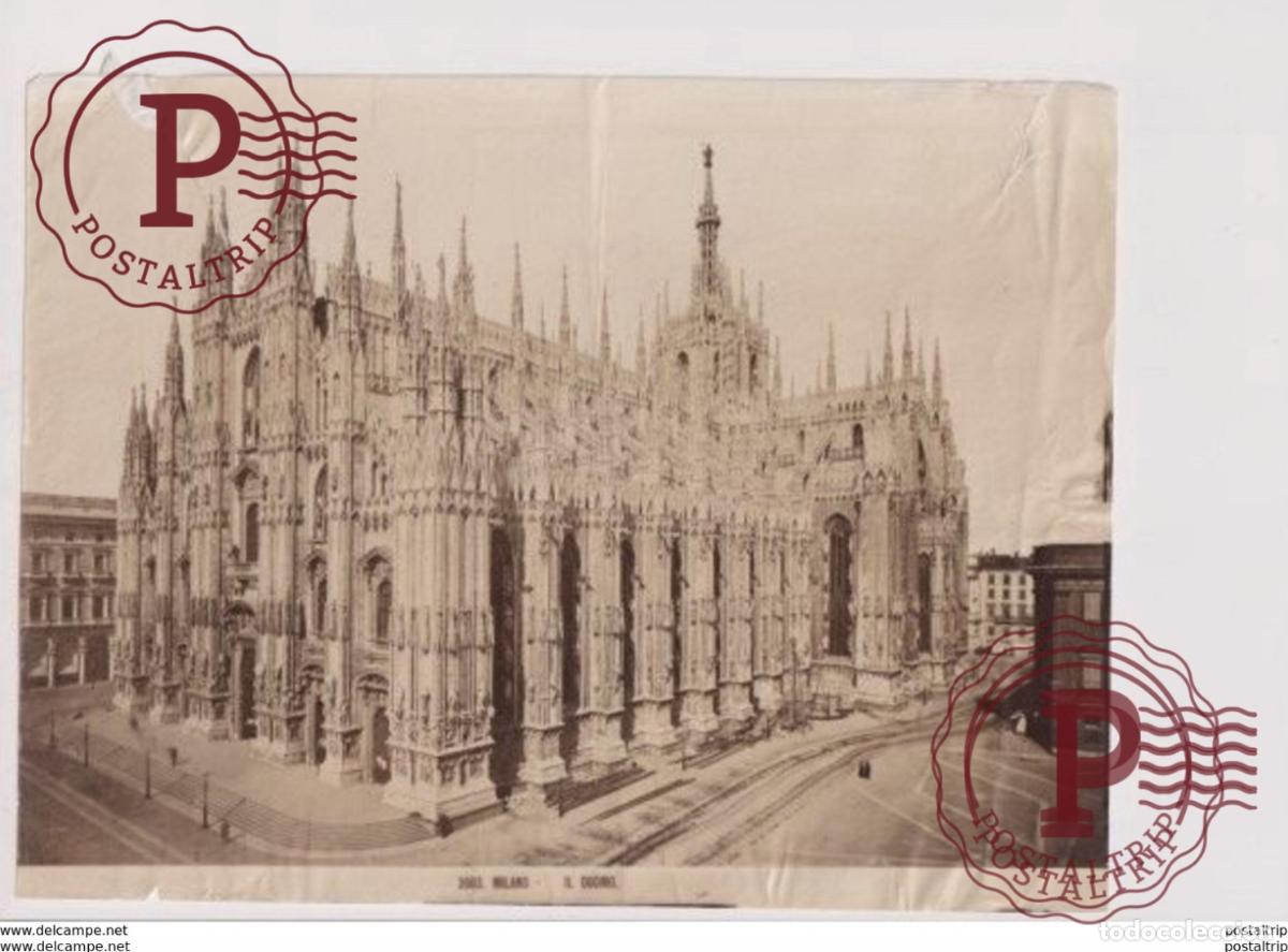 Fotografia antica: TEAR SEE SCAN MILANO ITALIA IL DUOMO 24*18CM PHOTOGRAPHIE