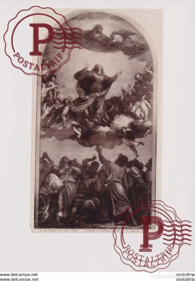 Fotograf&iacute;a antigua: TIZIANO V N 1477 1576 L ASSUNTA ACADEMIA VENEZIA 24*14CM PHOTOGRAPHIE