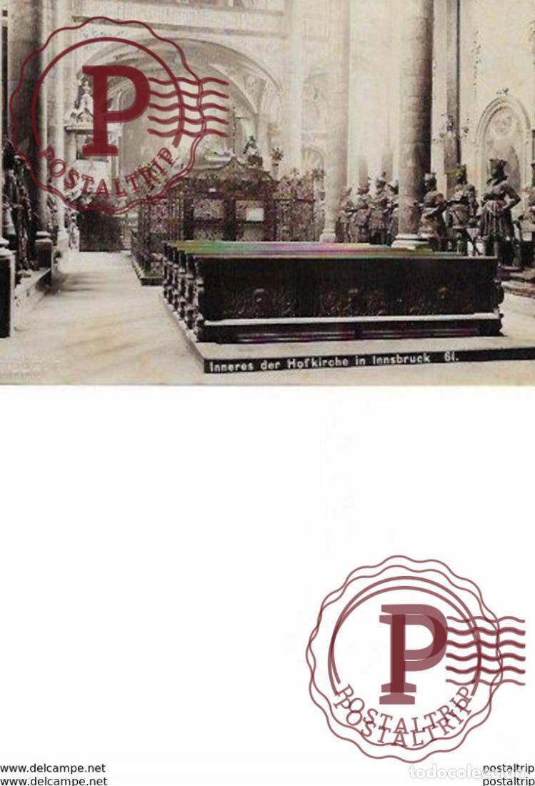 Photographie ancienne: inneres der hofkirche in innsbruck maximilian allemagne deutschland 14*9CM PHOTOGRAPHIE