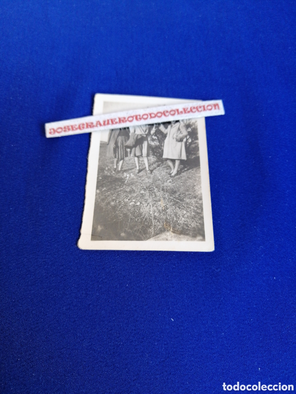 Fotograf&iacute;a antigua: MUJERES MODELOS POSANDO FOTOGRAF&Iacute;A ANTIGUA SIGLO PASADO SELLO FOTOGR&Aacute;FICO CENCERRADO