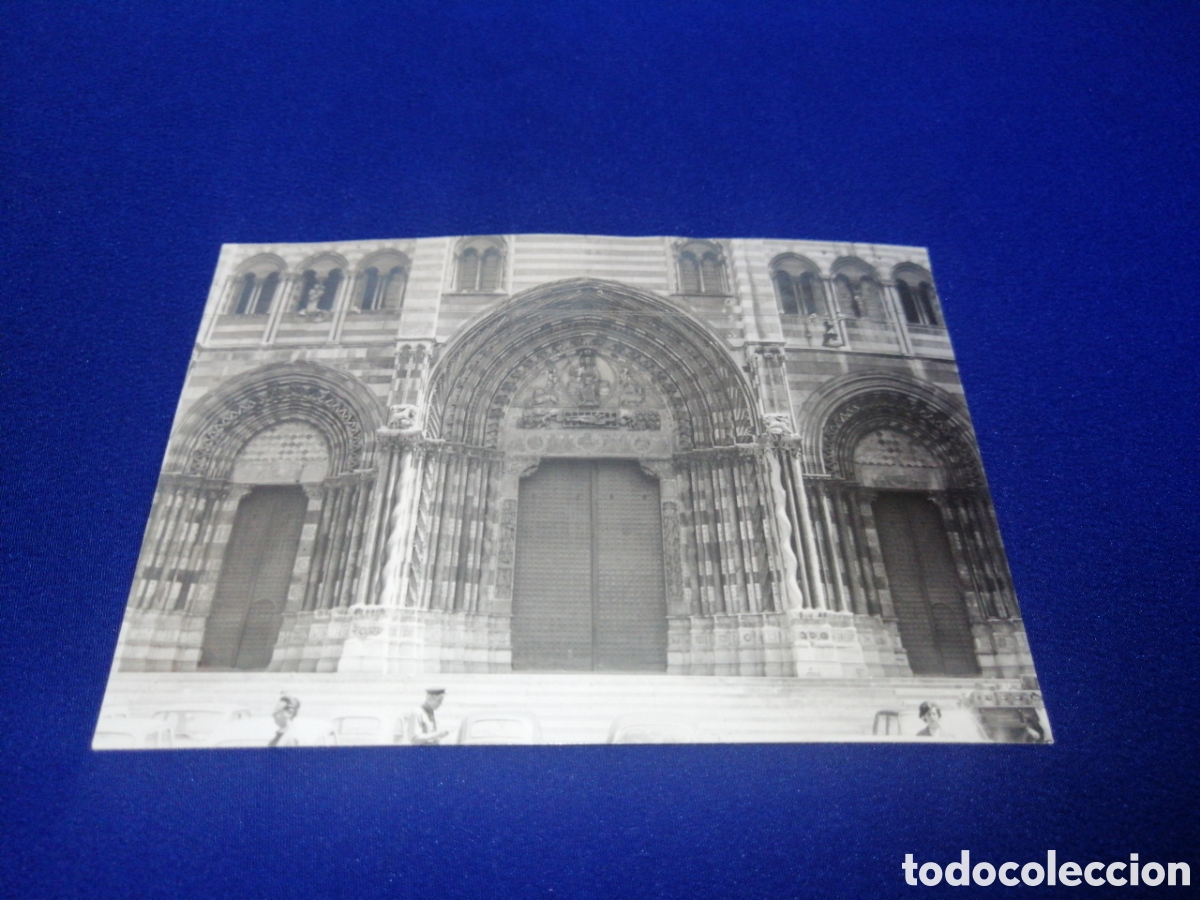 Fotograf&iacute;a antigua: GENOVA (ITALIA) CATEDRAL DE SAN LORENZO FOTOGRAF&Iacute;A ANTIGUA SIGLO PASADO