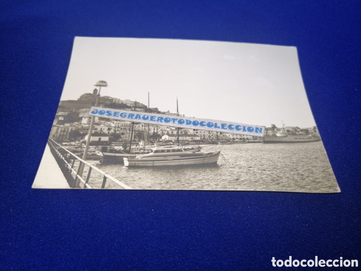 Fotograf&iacute;a antigua: IBIZA (ISLAS BALEARES) A&Ntilde;O 1967 PUERTO FOTOGRAF&Iacute;A ANTIGUA SIGLO PASADO
