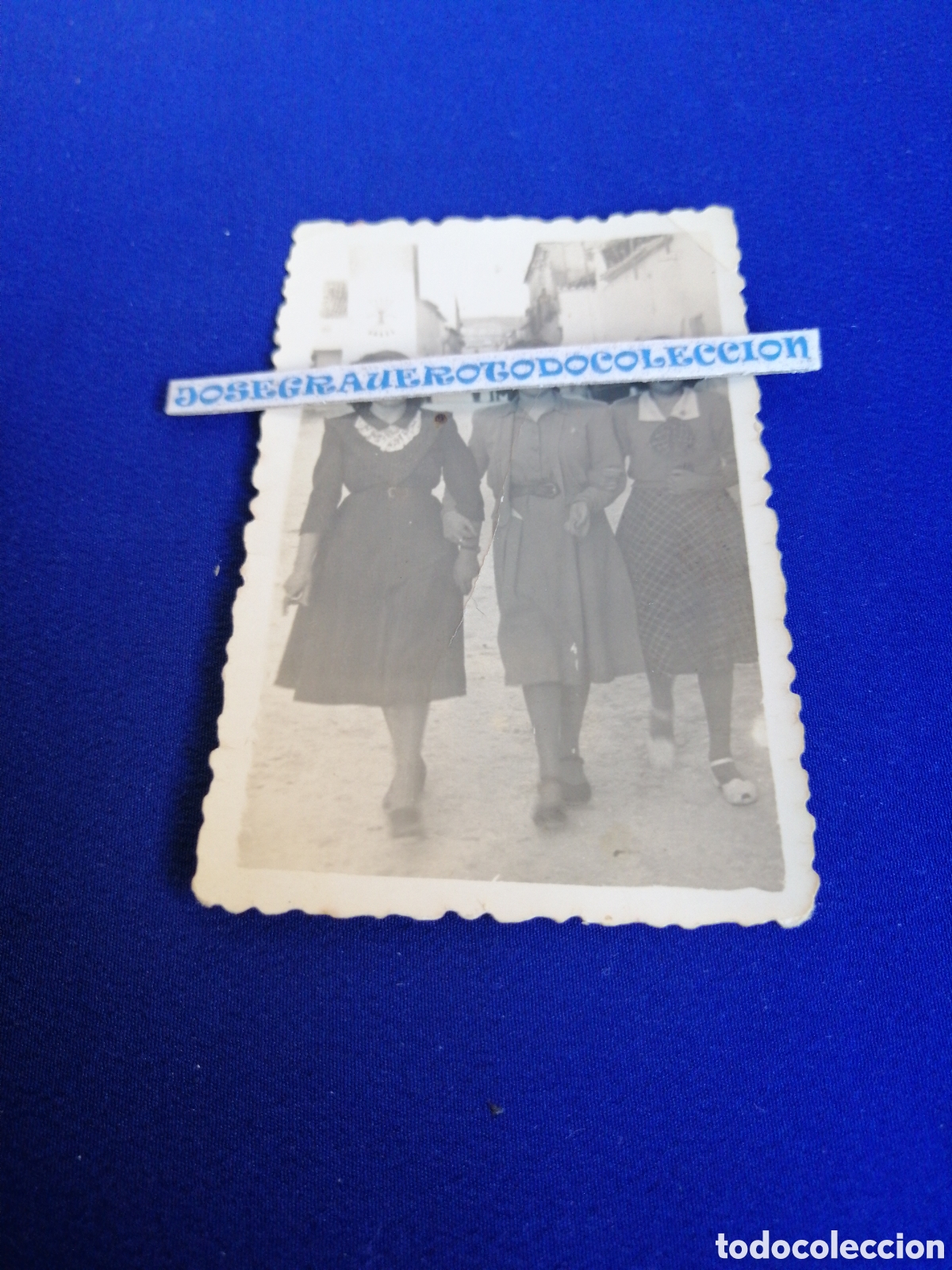 Fotograf&iacute;a antigua: MUJERES MODELOS POSANDO SELLO FOTOGR&Aacute;FICO FOTO JEMA (TOLEDO) FOTOGRAF&Iacute;A ANTIGUA SIGLO PASADO