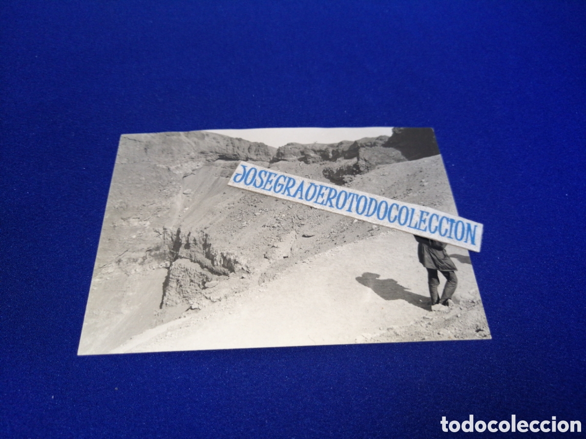 Fotograf&iacute;a antigua: NAPOLES (ITALIA) VESUBIO FOTOGRAF&Iacute;A ANTIGUA SIGLO PASADO