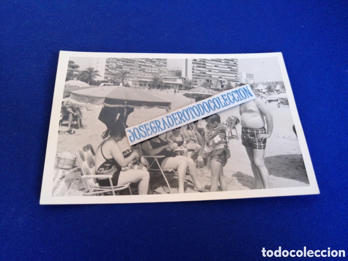 Fotograf&iacute;a antigua: PLAYA MODELOS POSANDO EN BA&Ntilde;ADOR FOTOGRAF&Iacute;A ANTIGUA SIGLO PASADO