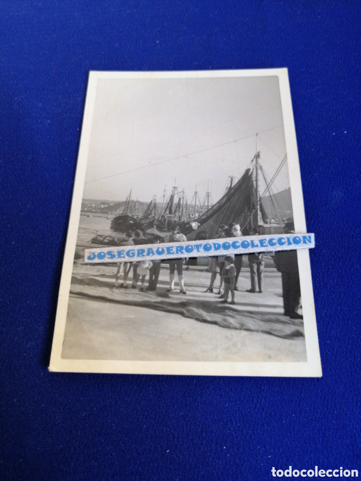 Fotograf&iacute;a antigua: BARCOS PUERTO FOTOGRAF&Iacute;A ANTIGUA SIGLO PASADO