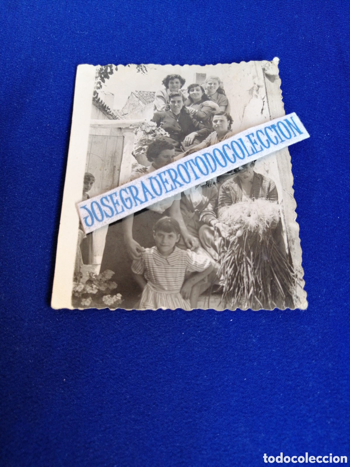 Fotograf&iacute;a antigua: MODELOS POSANDO A&Ntilde;O 1935 SELLO FOTOGR&Aacute;FICO FOTO REALER - SOCUELLANOS (CIUDAD REAL) FOTOGRAF&Iacute;A