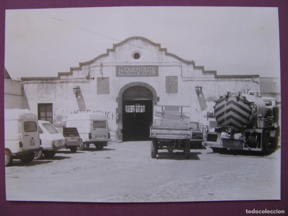 Fotograf&iacute;a antigua: FOTO DEL A&Ntilde;O 1986. LA LINEA DE LA CONCEPCION, MATADERO MUNICIPAL. 12,5X9 CM