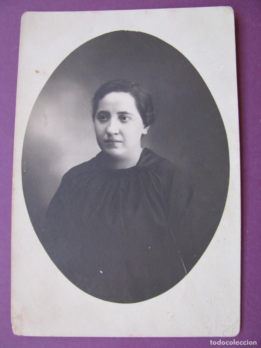 Fotograf&iacute;a antigua: ANTIGUA FOTO. RETRATO MUJER - FOT&Oacute;GRAFO A. MATEOS ALMER&Iacute;A - A&Ntilde;OS 1920. 13,5X9 CM
