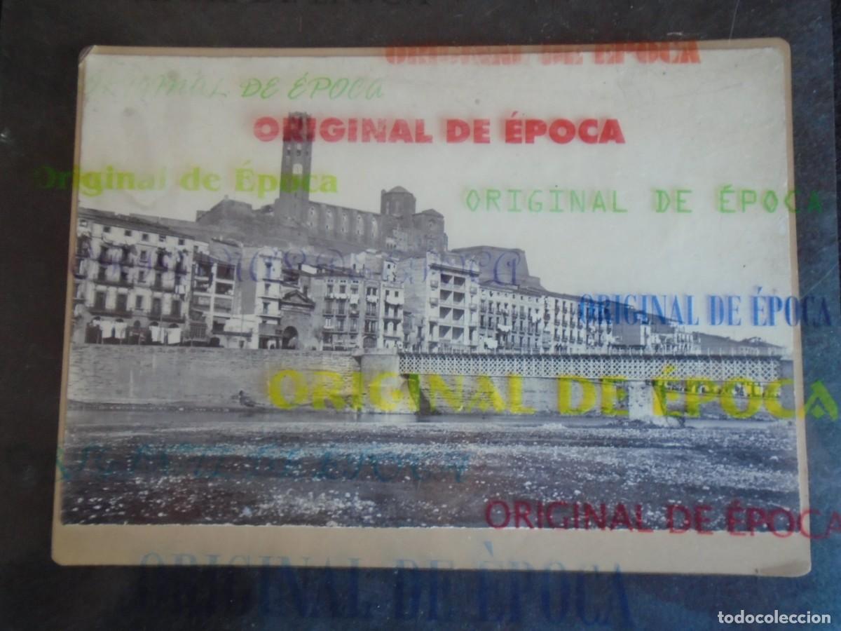 Fotograf&iacute;a antigua: (FOT-260911)FOTOGRAFIA ALBUMINA DE LERIDA PUENTE SOBRE EL RIO SEGRE