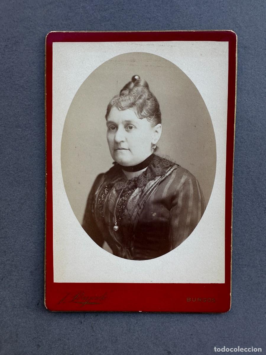 Fotografia antica: XIX - FOTOGRAFIA POUJADE - BURGOS - FOTO DE SE&Ntilde;ORA
