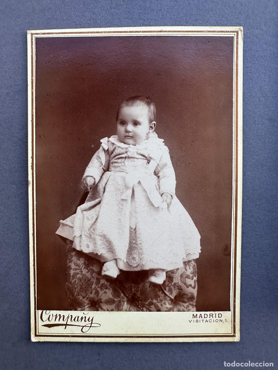 Fotograf&iacute;a antigua: XIX - FOTOGRAFIA DE COMPANY - MADRID - BEBE -