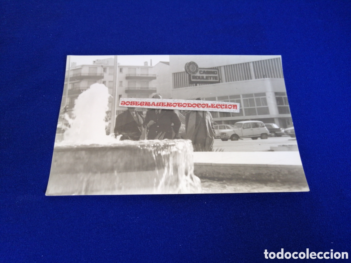 Fotograf&iacute;a antigua: CASINO ROULETTE - CARNET EN ROUSILLON FRANCIA FOTOGRAF&Iacute;A ANTIGUA SIGLO PASADO