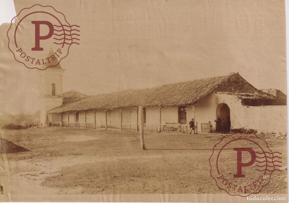 Fotograf&iacute;a antigua: ARGENTINA CORRIENTES IGLESIA DE LA CRUZ FOTOGRAFIA ANTES 1900 EUGENIO WIDMAYER. CORRIENTES 20X14CM A