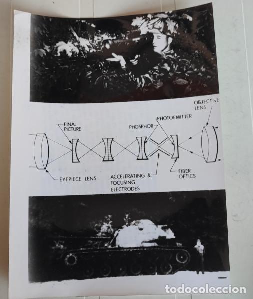 Fotograf&iacute;a antigua: INVENTO DEL EJERCITO AMERICANO PARA GENERAR RAYOS INFRARROJOS PROBADO EN VIETNAM, FOTO, 20,5 X 15,5