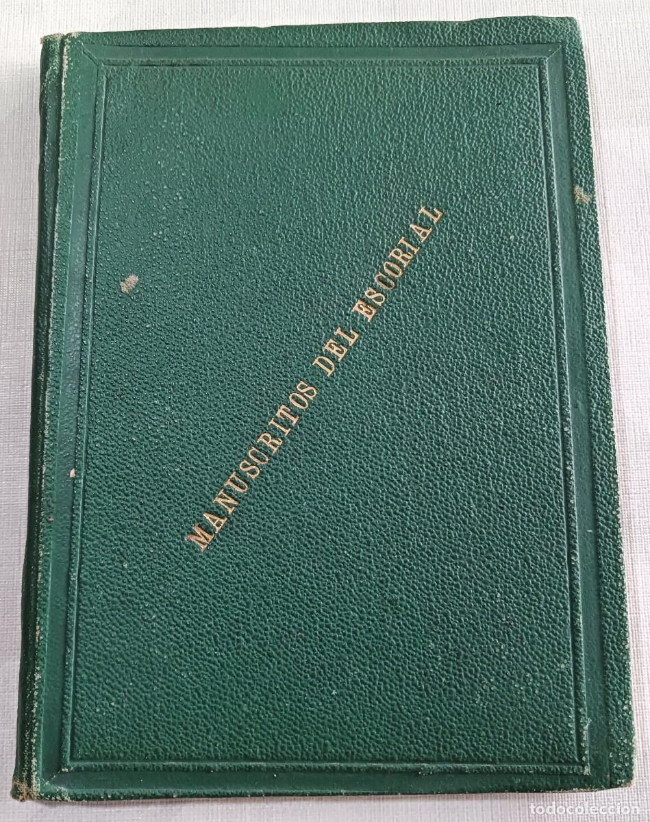 Fotografia antica: RARO, SIGLO XIX: BLOC DE 12 FOTOS EN ALB&Uacute;MINA - MANUSCRITOS DEL ESCORIAL