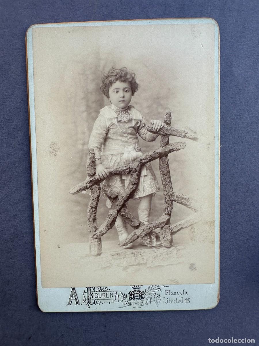 Fotograf&iacute;a antigua: XIX - FOTOGRAFIA DE NI&Ntilde;O - A. EGUREN - VALLADOLID -