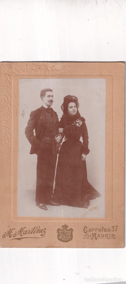 Fotografia antiga: Preciosa fotograf&iacute;a paraje M. Martinez fot&oacute;grafo. Carretas 37 Madrid. 18,50 x 13 cm a&ntilde;o 1901