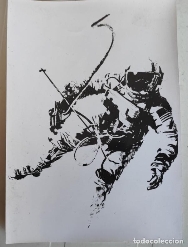 Fotograf&iacute;a antigua: ASTRONAUTA DE ESTADOS UNIDOS, ILUSTRACIONES DE NASA 1969, FOTOGRAFIA, 18 X 13 CM