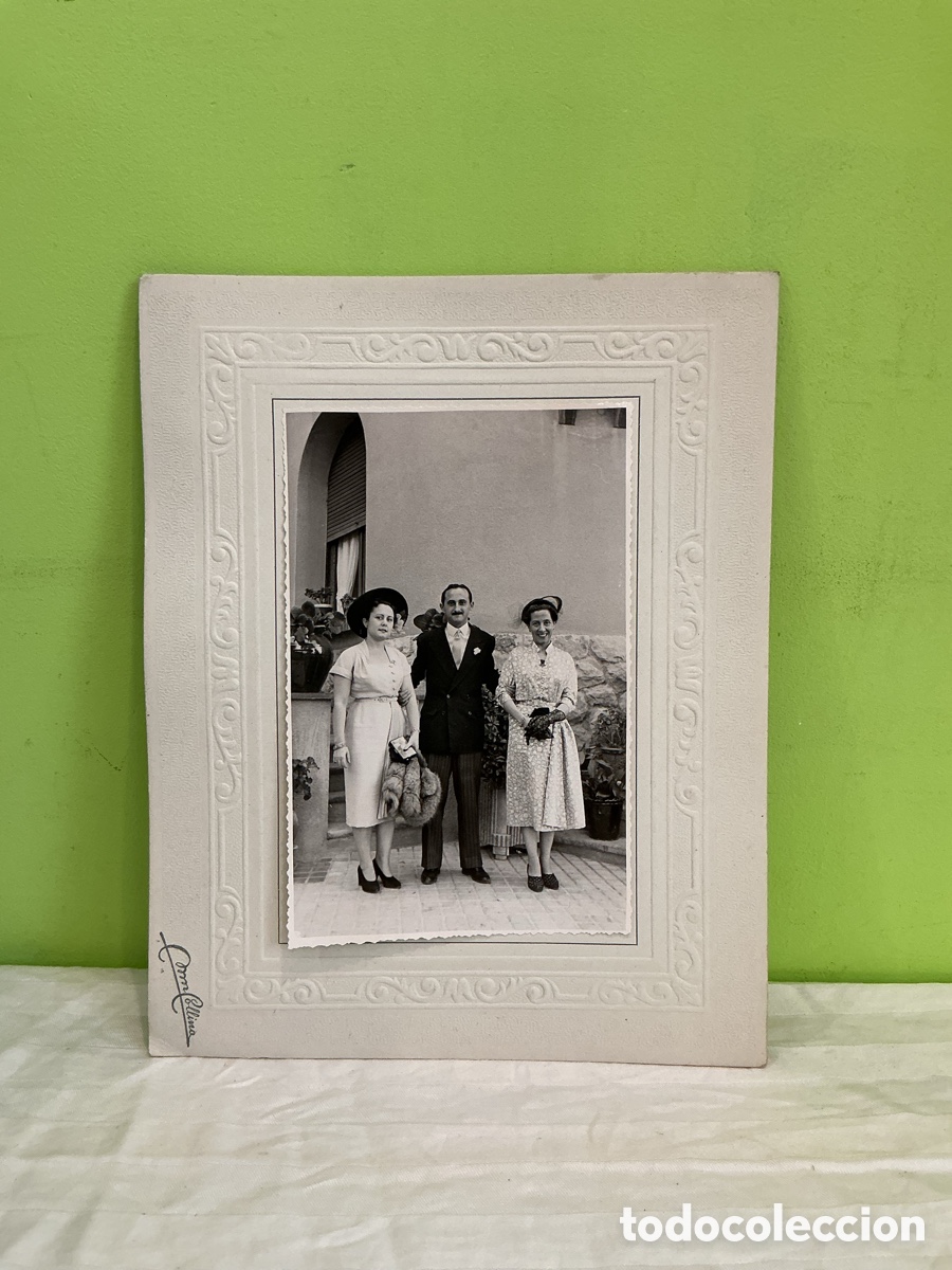 Alte Fotografie: Fotograf&iacute;a de grupo &ndash; Mateo Collino, Barcelona &ndash; A&ntilde;os 40&ndash;50 aprox.