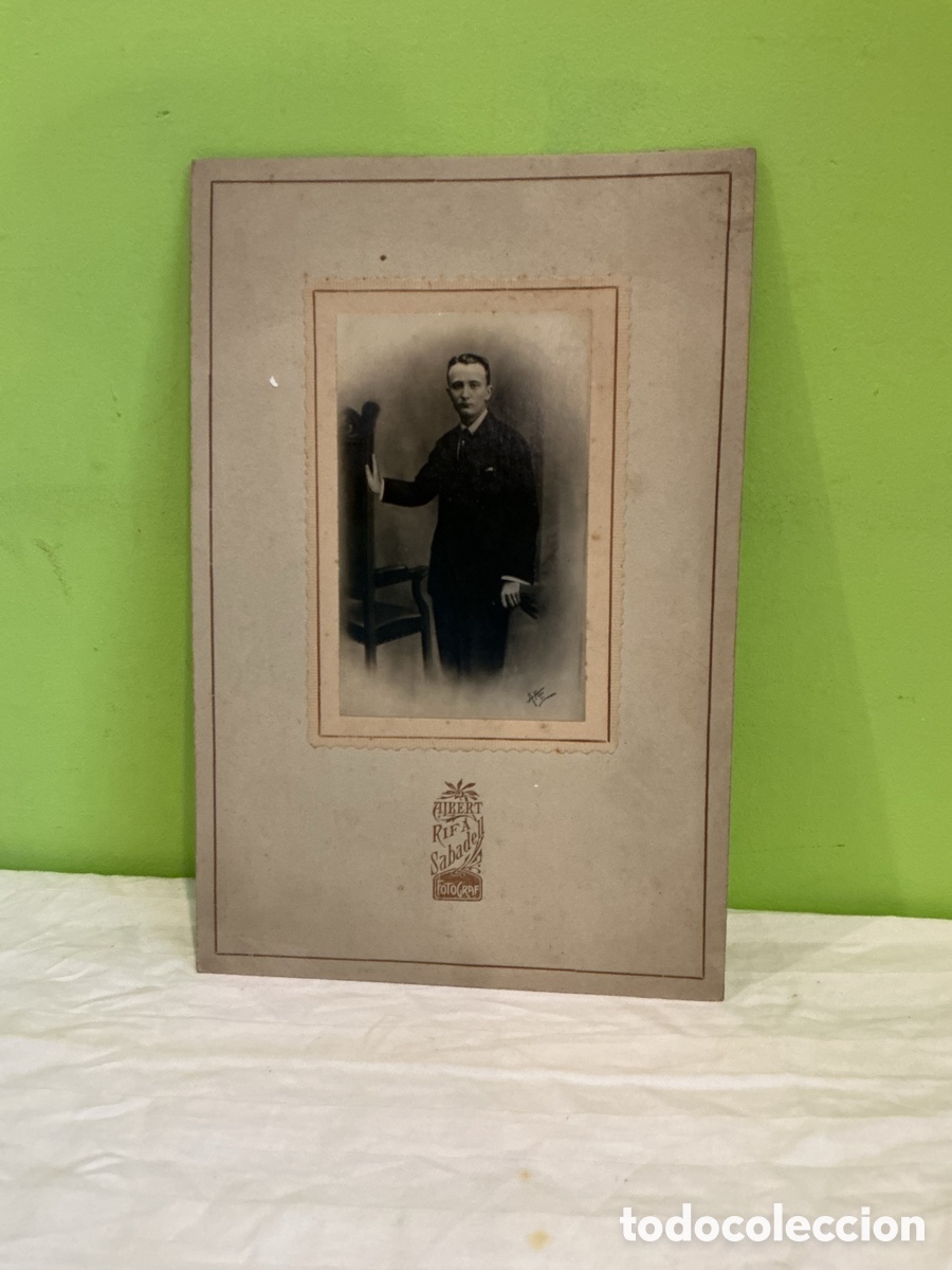 Photographie ancienne: Retrato de caballero, Albert Rif&agrave;, Sabadell, hacia 1910&ndash;1925