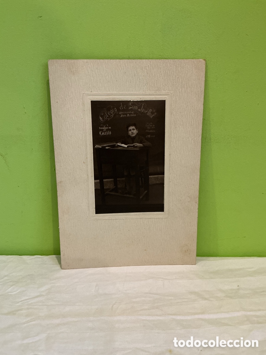 Fotografia antiga: Fotograf&iacute;a escolar Colegio San Jos&eacute;, Barcelona &ndash; A&ntilde;os 20&ndash;30