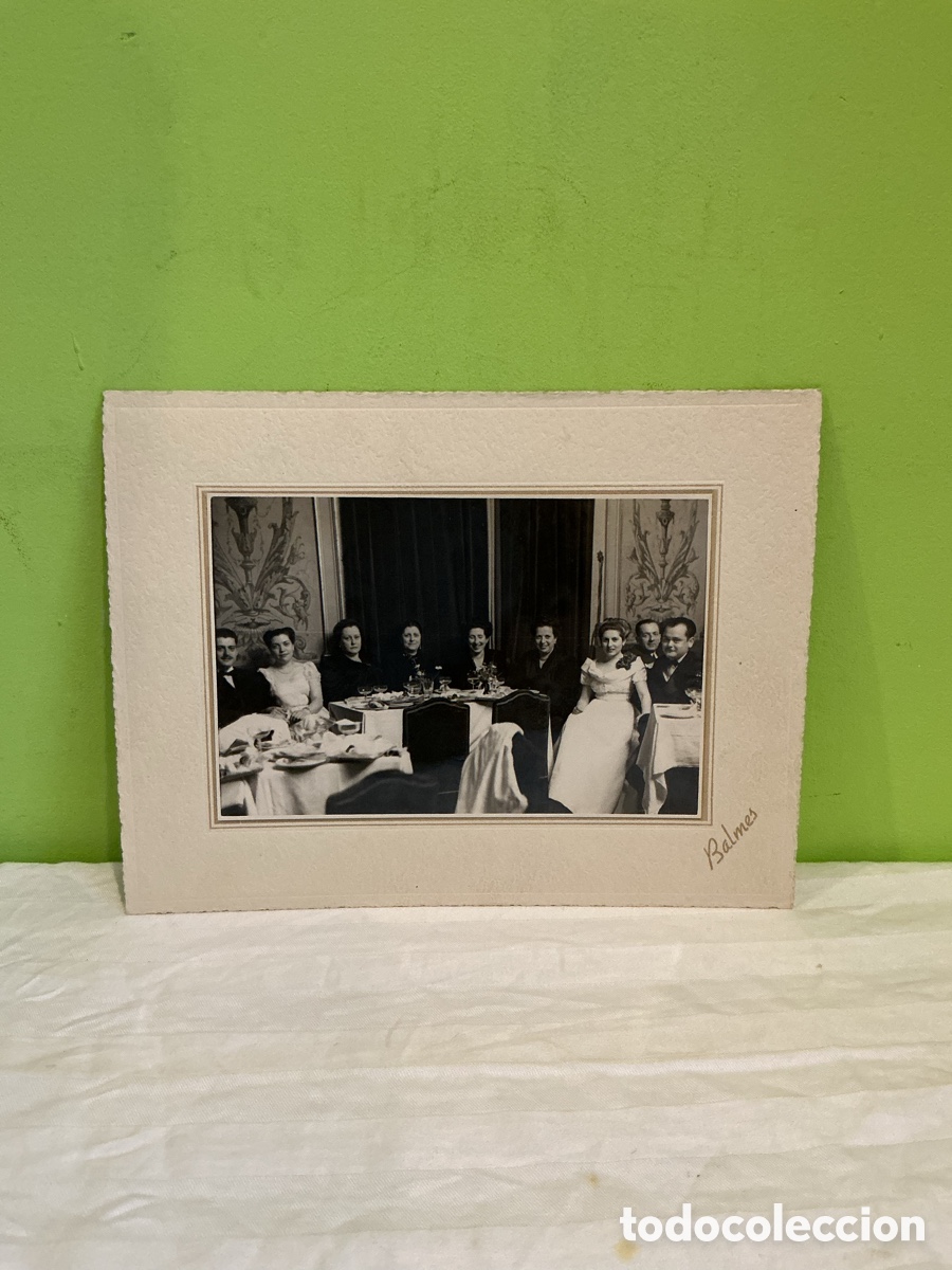Fotografia antiga: Fotograf&iacute;a de banquete Balmes, Sabadell &ndash; A&ntilde;os 40&ndash;50