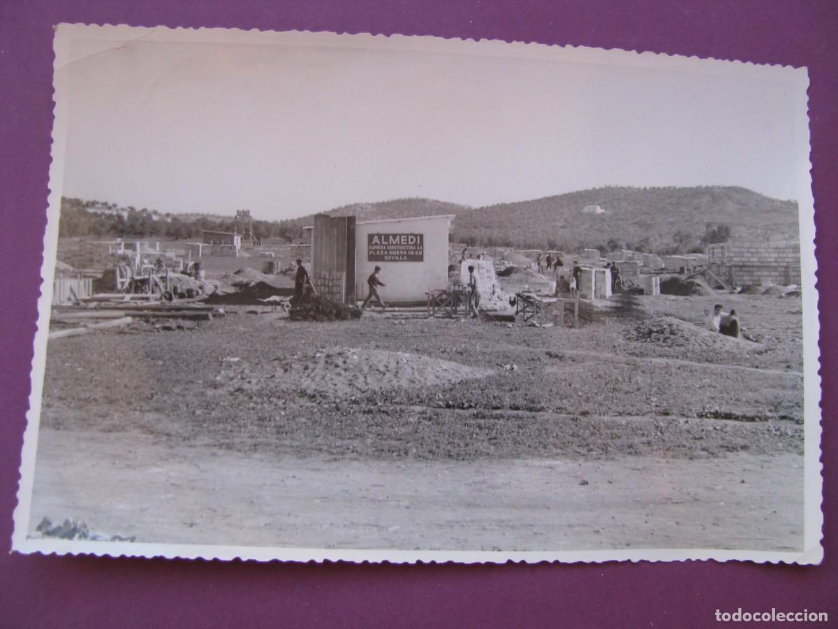 Antique Photography: FOTO DE EMPRESA CONSTRUCTORA DE ALMEDI S. A. SEVILLA. A&Ntilde;OS 60. CARTEL. 18X12 CM