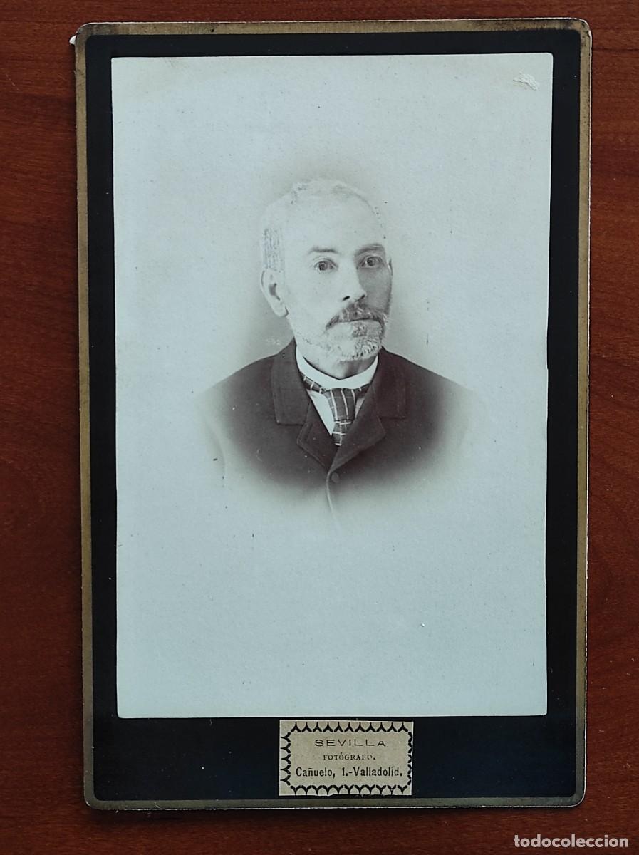 Fotografia antiga: FOTOGRAF&Iacute;A ANTIGUA DE UN SE&Ntilde;OR - FOT&Oacute;GRAFO SEVILLA, VALLADOLID