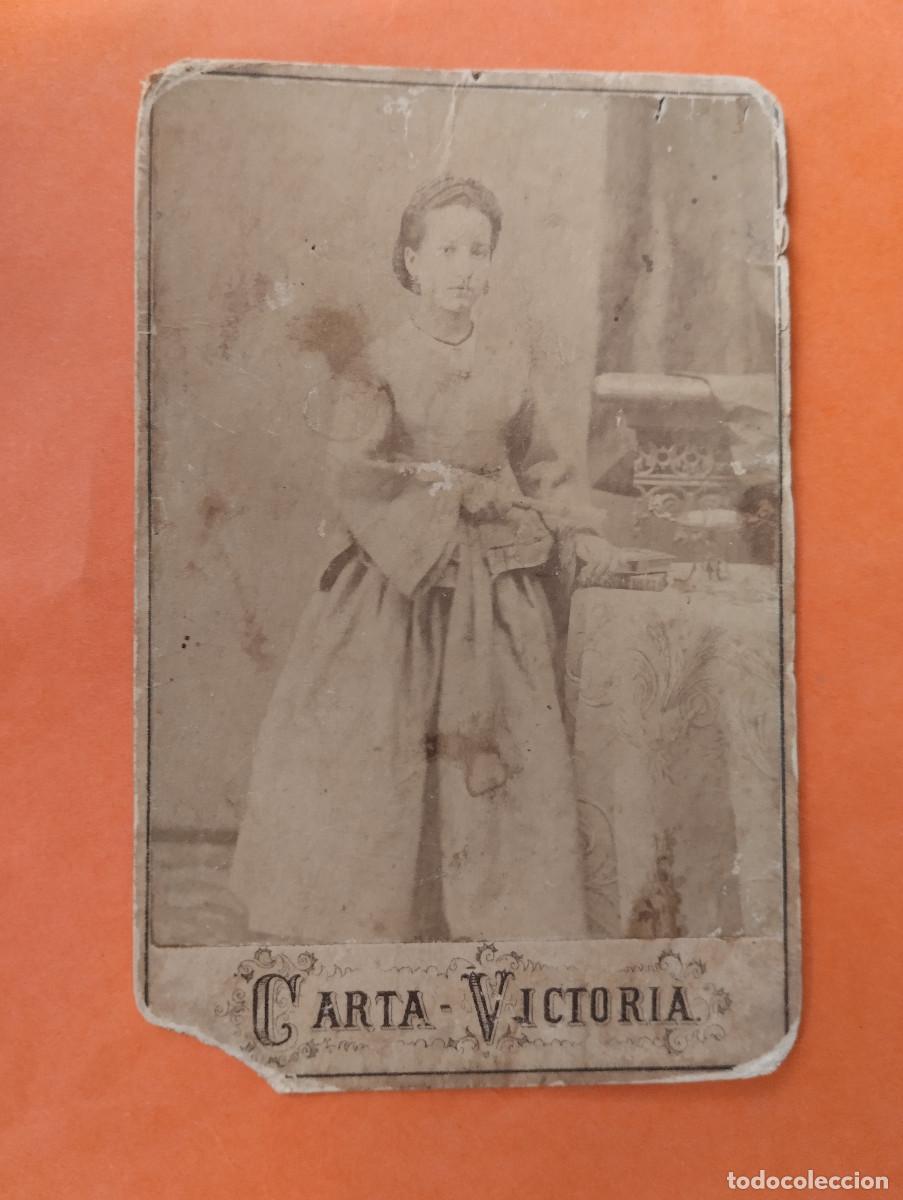 Fotografia antiga: FOTO SE&Ntilde;ORA. J. GARCIA AYOLA. GRANADA. CARTA VICTORIA..