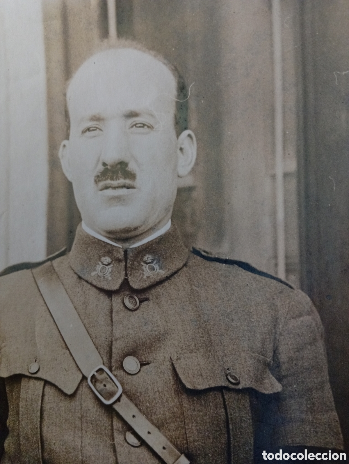 Fotograf&iacute;a antigua: Antigua fotograf&iacute;a epoca a&ntilde;os 20 oficial militar ejercito espa&ntilde;ol posiblemente guerra de Marruecos